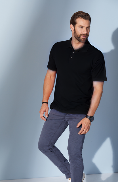 Piqué-Poloshirt für Herren, kurzärmlig