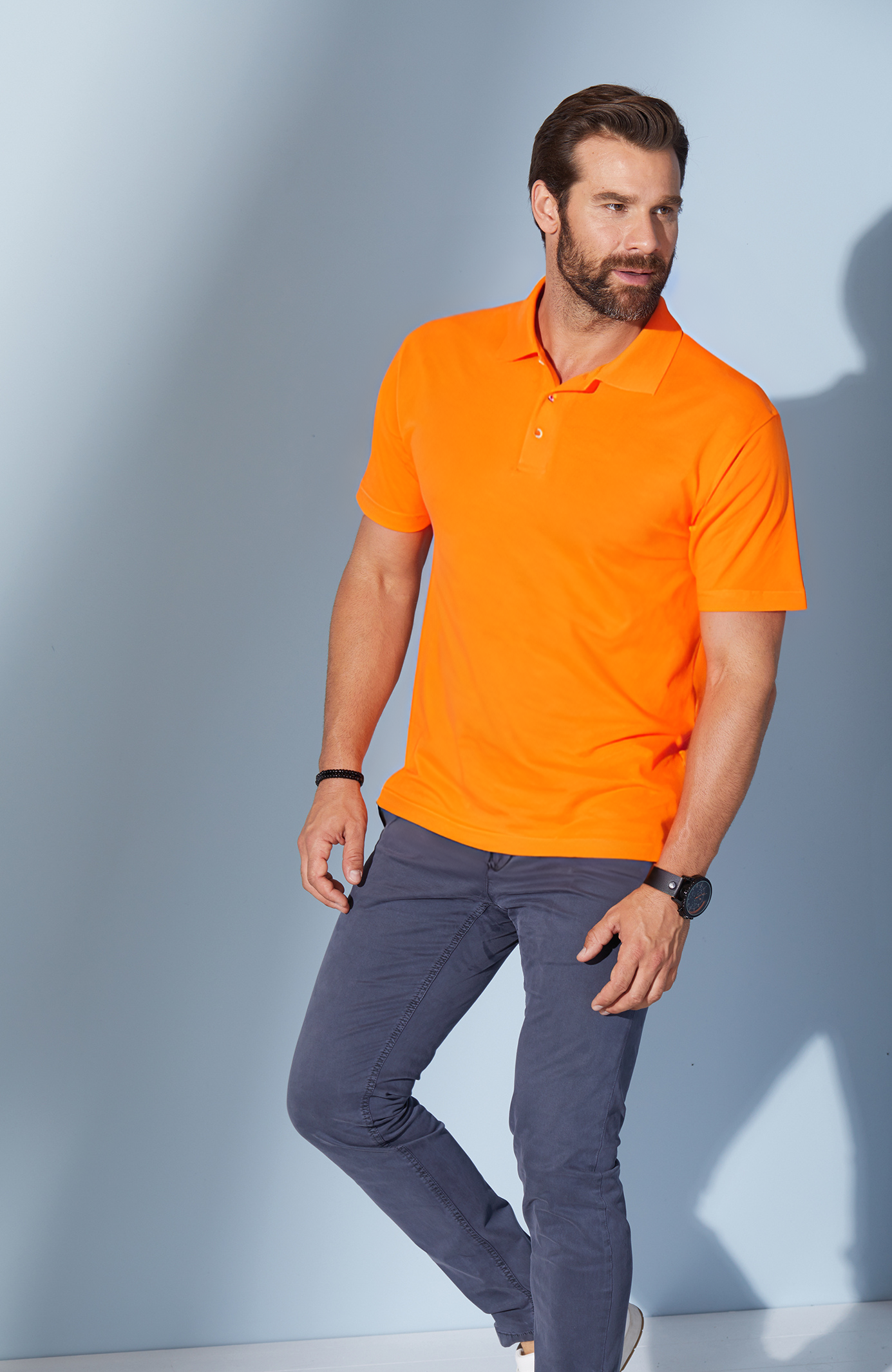 Piqué-Poloshirt für Herren, kurzärmlig