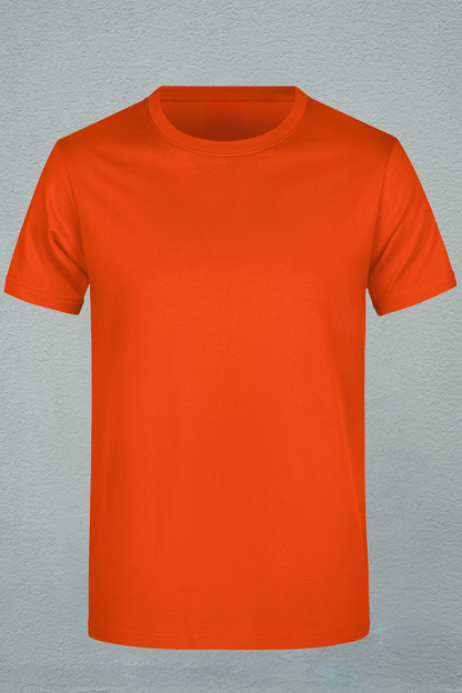 EK T Shirt Heren/ Dames Korte Mouw (Oranje)