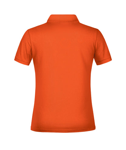 Dames Piqué Polo (Oranje)