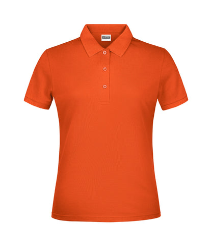 Piqué-Poloshirt für Damen (Weiß)