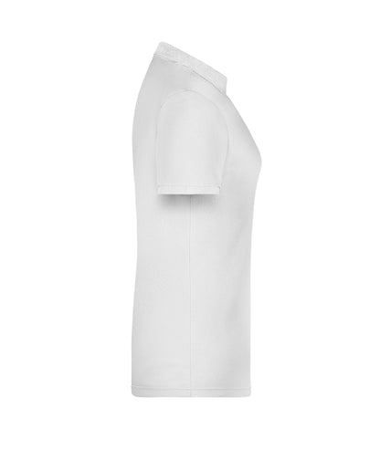 Women Piqué Polo (White)