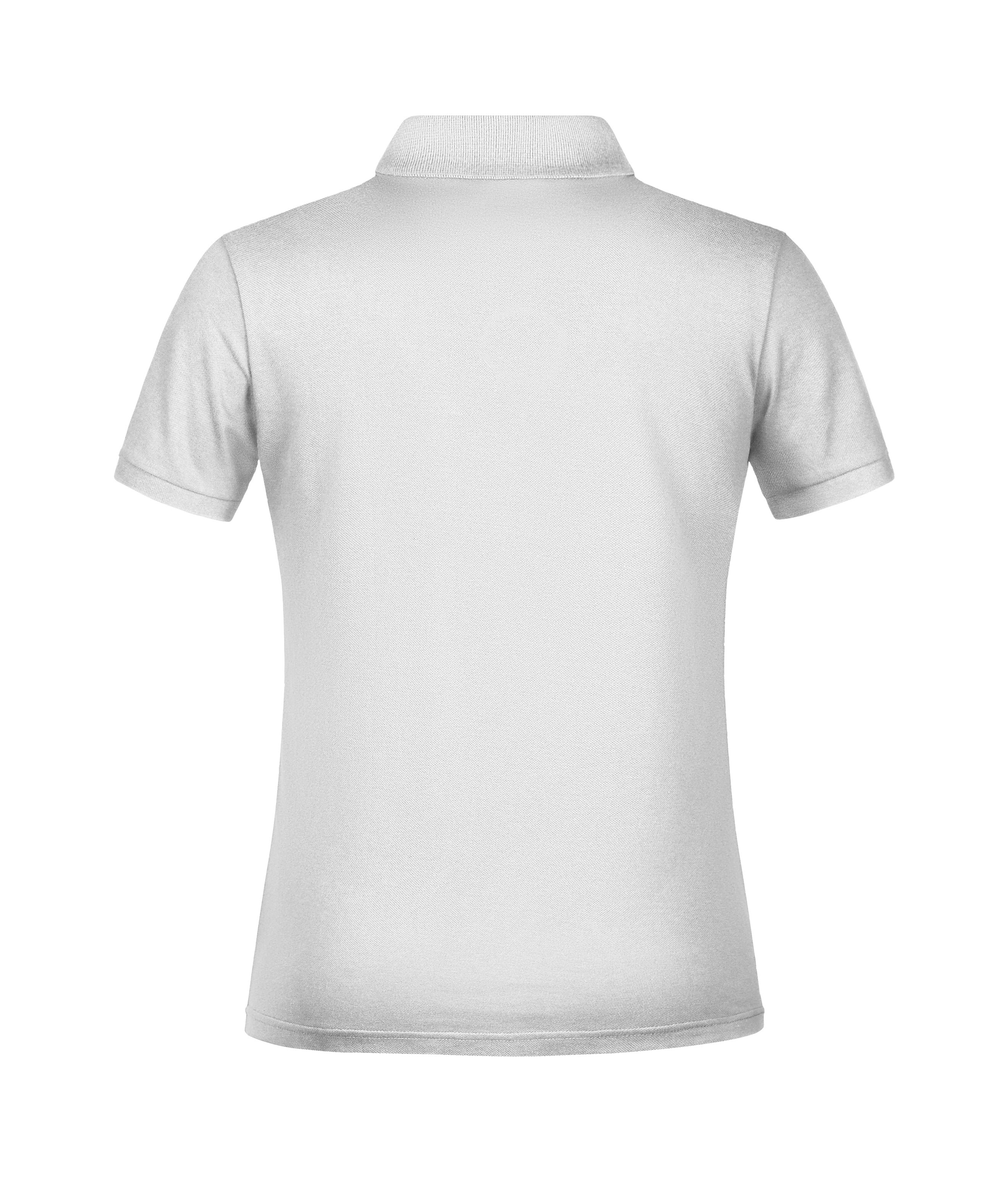 Piqué-Poloshirt für Damen (Weiß)