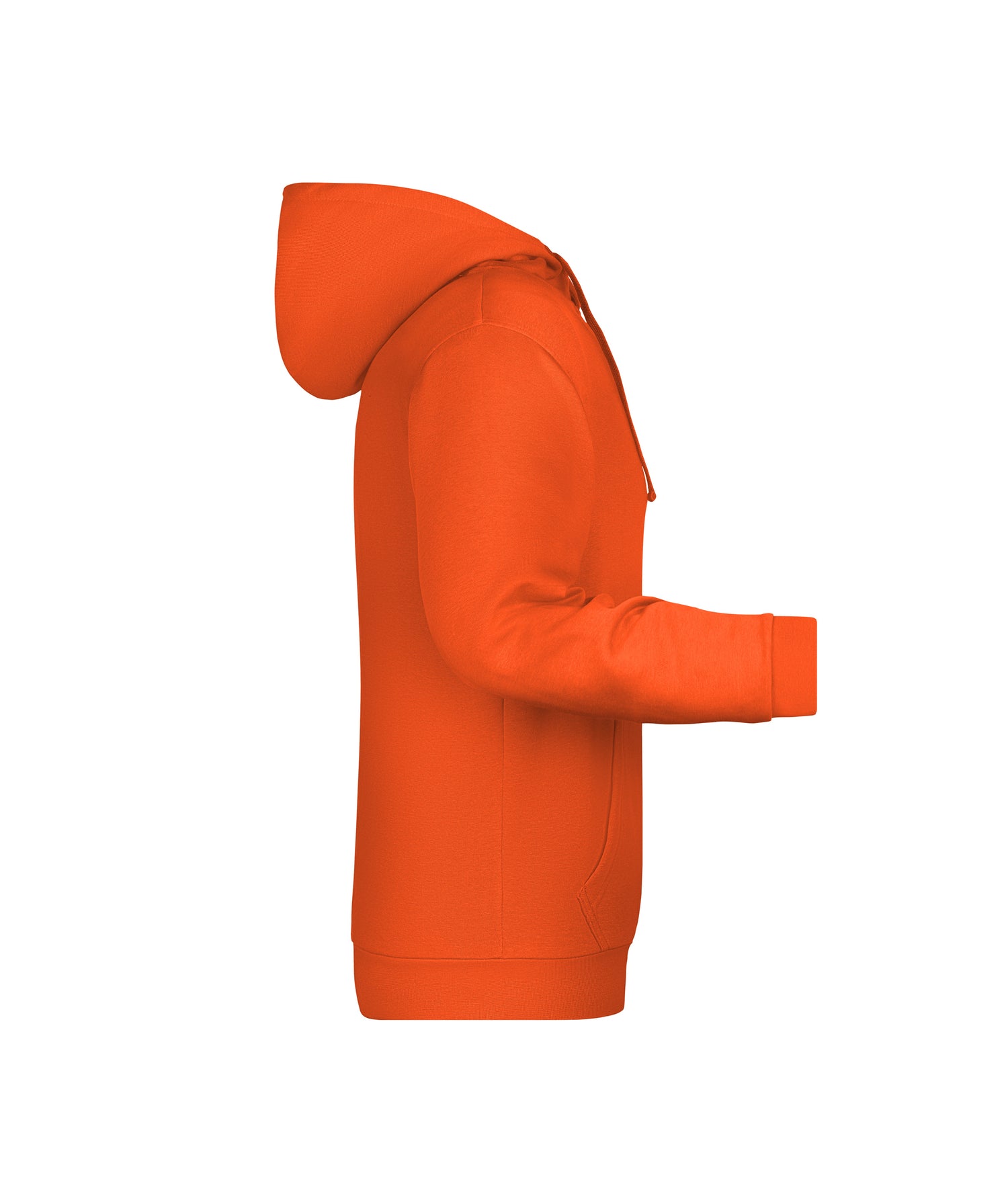 Hoodie Heren met Capuchon (Orange)