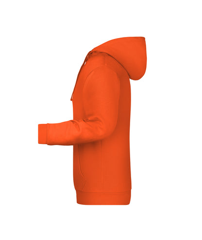 Hoodie Heren met Capuchon (Orange)