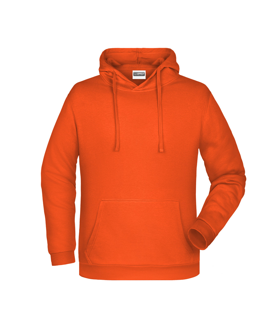 Hoodie Heren met Capuchon (Orange)