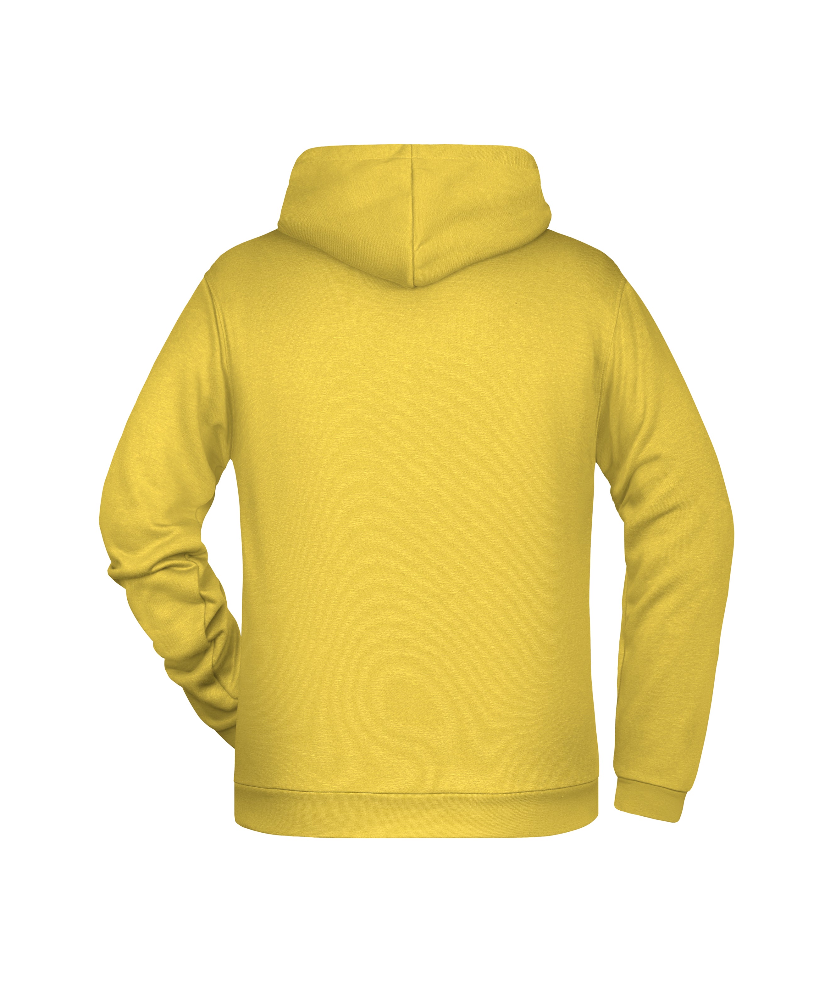 Sweatshirt met capuchon voor heren (geel)